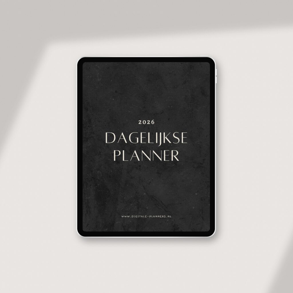 dagelijkse planner 2026