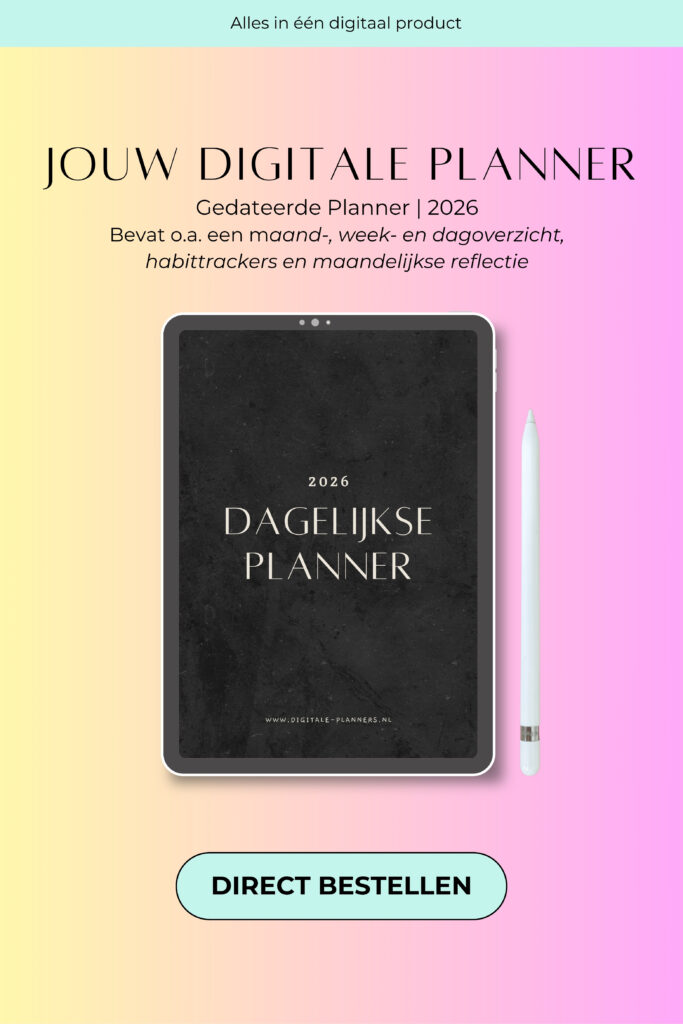 Dé dagelijkse planner 2026